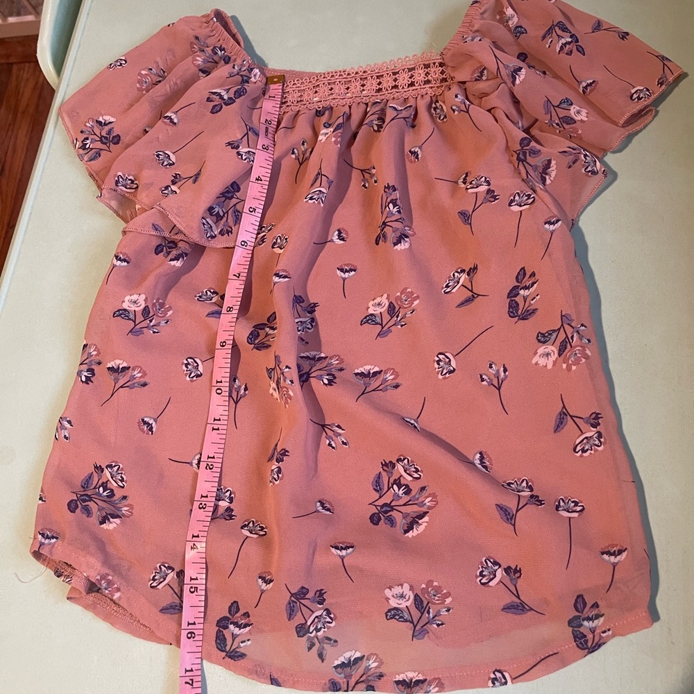 Beauties top with attached undershirt 7/8